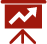 chart icon with progress arrow
